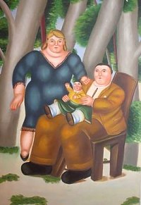 A Family
1998 
oil on canvas
Private Collection