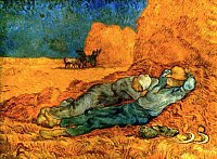 Noon: Rest from Work
1889-90 
oil on canvas 
Musee d Orsay, 
Paris  
