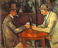 The Card Players
1890-92 
oil on canvas 
Courtauld Institute 
Galleries, London  