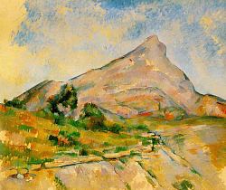Mount Sainte-Victoire 
(La Montagne Sainte-Victoire) 
c. 1897-98 
olio su tela, 
81x 100.5 cm.
Hermitage, San Pietroburgo