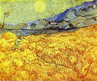 Wheat Field with 
Reaper at Sunrise 
1889 
oil on canvas 
Van Gogh Museum, 
Amsterdam  