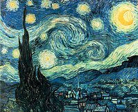 The Starry Night
1889 
oil on canvas
The Museum of 
Modern Art,
New York