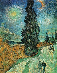 Road with 
Cypress and Star
1890 
oil on canvas
Krller-Mller 
Museum, 
Otterlo 