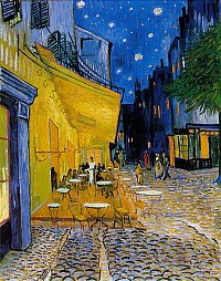 The Cafe Terrace 
on the Place du Forum, 
Arles, at Night 
1888 
oil on canvas
Krller-Mller 
Museum, 
Otterlo 